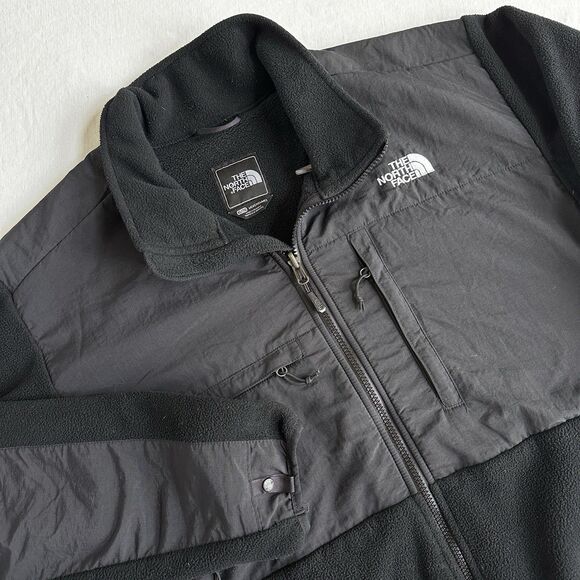 The North Face Denali Men’s Jacket  XL Black Polartec Fleece Full Zip - Picture 1 of 11